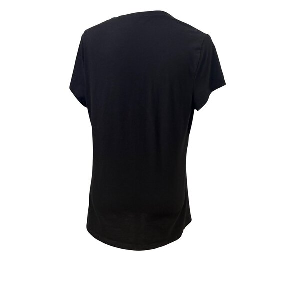 No Boundaries Black T-Shirt XXL (19) Womens Basic Short-Sleeve Crewneck Top - Picture 3 of 10